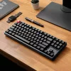 Keychron K8 QMK V2 80% TKL belaidė mechaninė klaviatūra su raudonais jungikliais - juoda