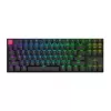 Keychron K8 QMK V2 80% TKL belaidė mechaninė klaviatūra su raudonais jungikliais - juoda