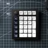 Keychron Q0 Max QMK Gateron Jupiter Banana RGB belaidė skaičių klaviatūra Shell White