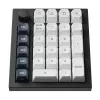 Keychron Q0 Max QMK Gateron Jupiter Banana RGB belaidė skaičių klaviatūra Shell White