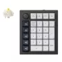 Keychron Q0 Max QMK Gateron Jupiter Banana RGB belaidė skaičių klaviatūra Shell White
