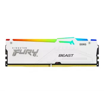 Kingston FURY Beast White RGB EXPO 32GB DDR5-6400 CL32 DIMM atminties modulis