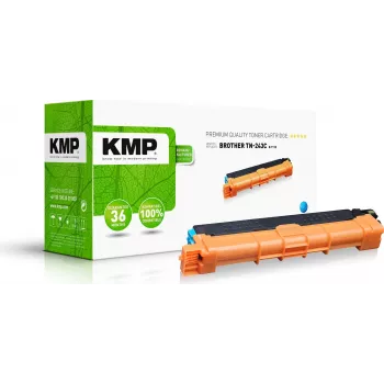 KMP 1268.000300 Cyan spalvos suderinama tonerio kasetė, skirta Brother TN-243C