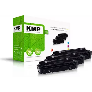 KMP 2538,3030 suderinamos tonerio kasetės, 3 vnt. rinkinys (žydra, purpurinė, geltona) Brother lazeriniams spausdintuvams