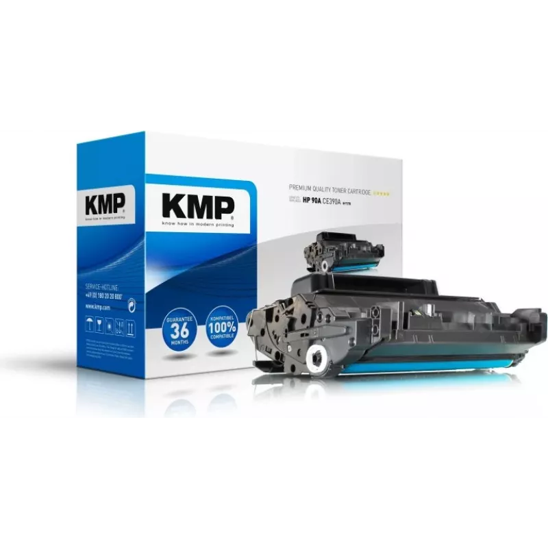 KMP H-T170 Suderinamas Tonerio Kasetė (Pakeičia HP CE390A) - Juoda - 11 900 Puslapių - skirta HP LaserJet Enterprise 600 M601, M602, M603 serijai
