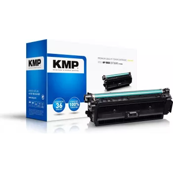 KMP H-T223BX Suderinamas lazerinio spausdintuvo kasečių rinkinys Juoda Didelės talpos 12 500 puslapių, skirta HP Color LaserJet Enterprise M552dn M553dn M577dn