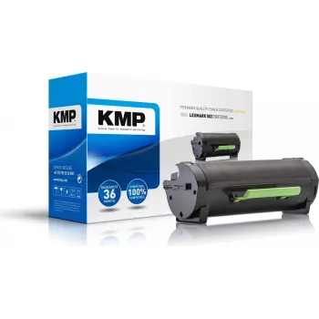 KMP L-T47 Suderinamas Tonerio Kasetė Juoda - Pakeičia Lexmark 502 seriją - Skirta Lexmark MS310, MS410, MS510, MS610