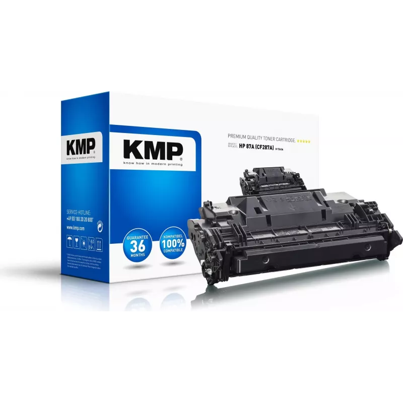 KMP Tonerio kasetė, skirta HP 87A CF287A juoda 9000 puslapių, suderinama