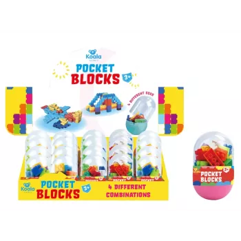 Koala Games G2665 Pocket Blocks (Random) – Mini Building Blocks Surprise Pack