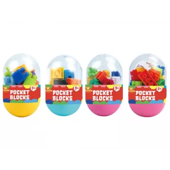 Koala Games G2665 Pocket Blocks (Random) – Mini Building Blocks Surprise Pack