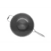 Kohersen Black Cube 32 cm Wok, Tri-Ply Stainless Steel, Induction Compatible, Non-Stick