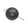 Kohersen Black Cube 32 cm Wok, Tri-Ply Stainless Steel, Induction Compatible, Non-Stick