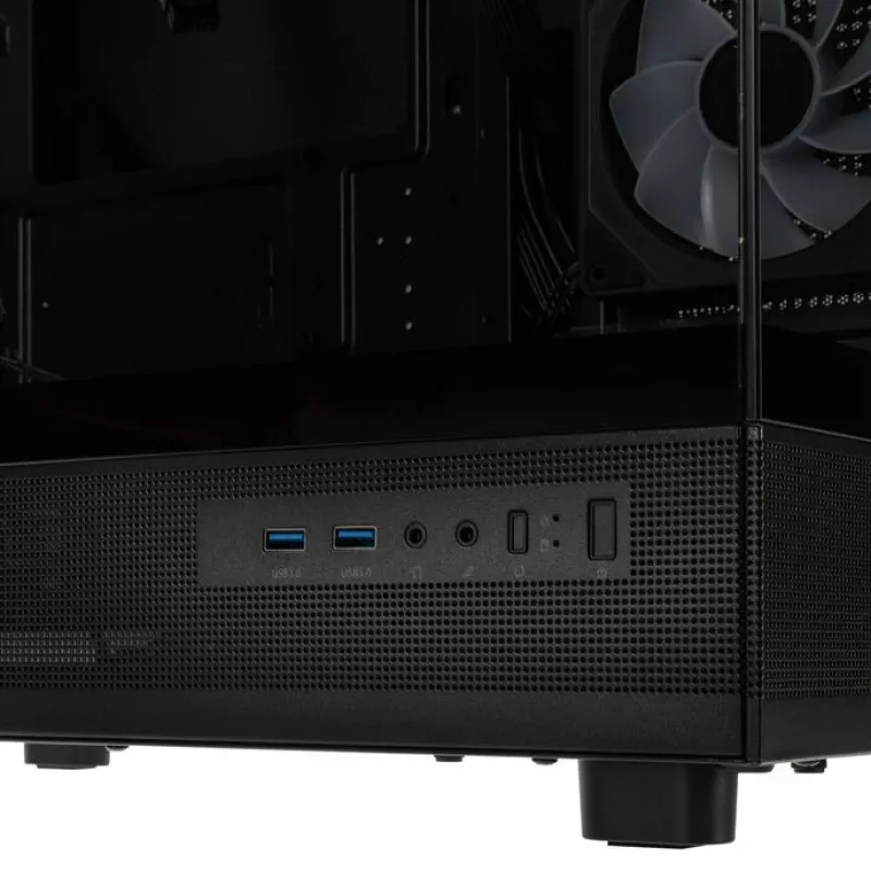 KOLINK GSI SmartAssembly ARGB stiklo Micro-ATX korpusas - 750W Gold
