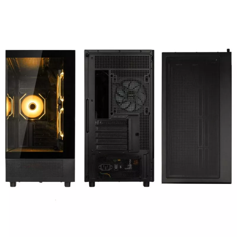 KOLINK GSI SmartAssembly ARGB stiklo Micro-ATX korpusas - 750W Gold