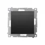 KONTAK-SIMON Simon 54 Module Matt Black 1-Gang Switch Spring Terminals 10AX 250V