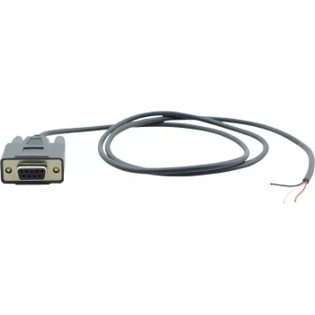 Kramer Electronics C-D9F/OPEN RS-232 valdymo kabelis, DB9 moteriška jungtis į atvirą galą, 3 m, juodas 95-0210010