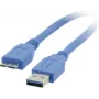Kramer Electronics C-USB3/MICROB-3 USB 3.2 Gen 1 kabelis, USB-A (vyriškas) – Micro-USB B (vyriškas), 0,9 m, mėlynas 96-02356003