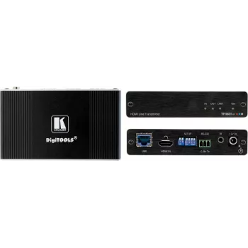 Kramer Electronics DigiTOOLS TP-583Txr HDBaseT siųstuvas – vaizdo, garso, infraraudonųjų ir nuosekliųjų signalų perdavimas