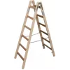 KRAUSE medinės dvipusės kopėčios 2x6 laiptelių, pušis, 150 kg, EN 131 170088