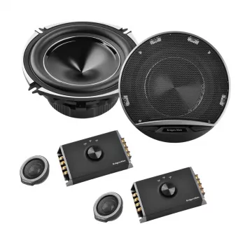 KRUGER & MATZ 5,25 inch 2 krypčių koaksialinių automobilinių garsiakalbių rinkinys (pora) - 30W RMS, 60W maks., 4 Ohm