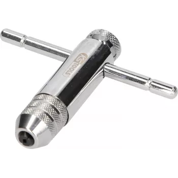KS TOOLS 1/4 colio šešiakampis antgalių laikiklis su reversiniu reketo galvute, 85mm, 72 dantų, chromo vanadžio plienas, DIN 3126 / ISO 1173 331.0660
