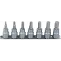 KS TOOLS 1/4 colio šešiakampių antgalių galvučių rinkinys, 7 dalių, 2,5-8mm (911.1544)