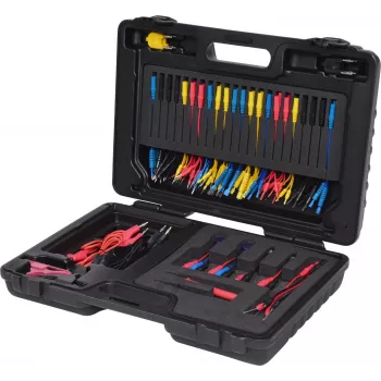 KS TOOLS 12/24V Master diagnostikos testavimo ir matavimo kabelių rinkinys, 92 dalių (150.0950)