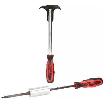 KS TOOLS 2 dalių veleno riebokšlių ištraukimo rinkinys 150.3610