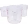 KS TOOLS 150.9205 3 dalių matavimo puodelių rinkinys, 250/500/1000 ml, permatomas PP su mėlyna skale, maistui saugus, tinka plauti indaplovėje, sudedami vienas į kitą