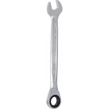 KS TOOLS GEARplus 24 mm reketinis kombinacinis veržliaraktis, 72 dantų, chromo vanadžio plienas, DIN 3113 503.4224