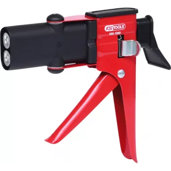 KS TOOLS rankinis dozatorius dviejų komponentų kasetėms, 170 mm (980.1080)