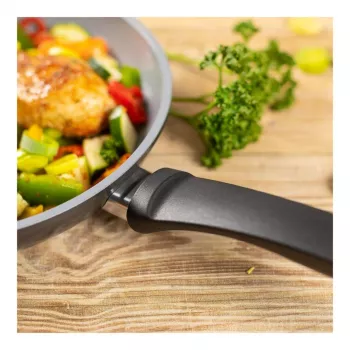 Kuhn Rikon EASY CERAMIC keptuvių rinkinys 24 + 28 cm, keraminė nelipni danga, tinka indukcijai, juodos spalvos