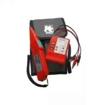 KURTH EasyTest-Set KE 301 Classic kabelių ieškiklio rinkinys su EasyTest 300 siųstuvu, Probe 310 imtuvu ir apsauginiu krepšiu 0.49562