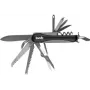 KWB 016120 sulankstomas peilis su vienos rankos atidarymu ir liner lock fiksavimu, nerūdijančio plieno ašmenys, aliuminio rankena, 85 mm ašmenys, universalus