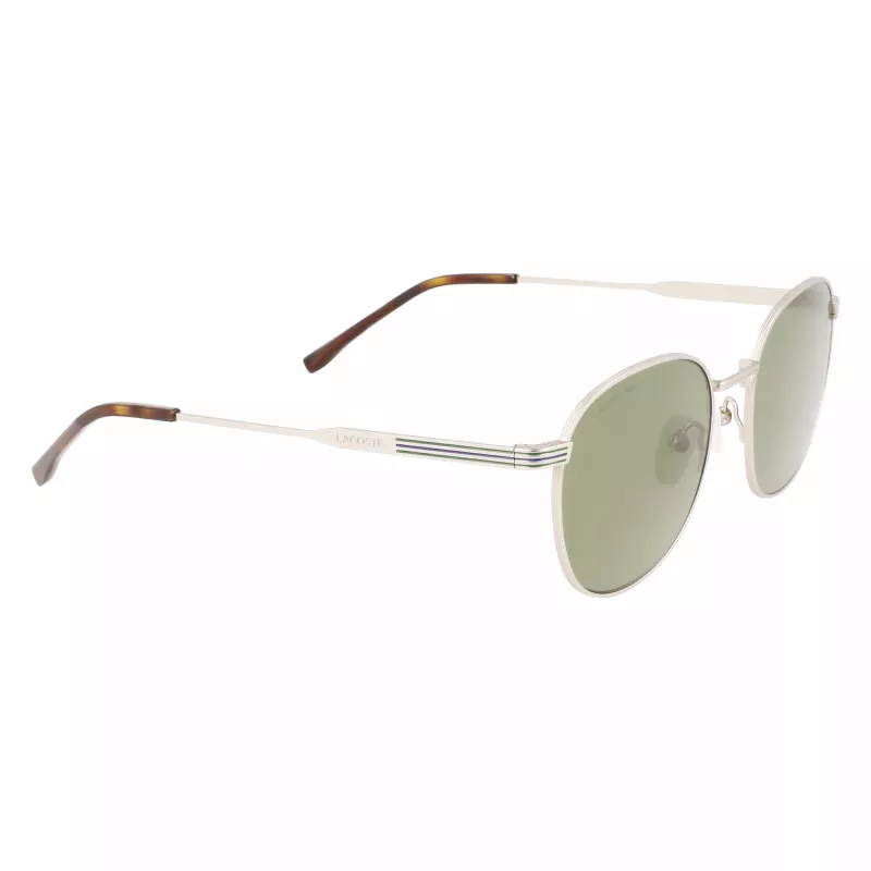 Lacoste L251S-40 Unisex stačiakampiai akiniai nuo saulės tamsiai mėlynu rėmeliu ir pilkais lęšiais 52mm