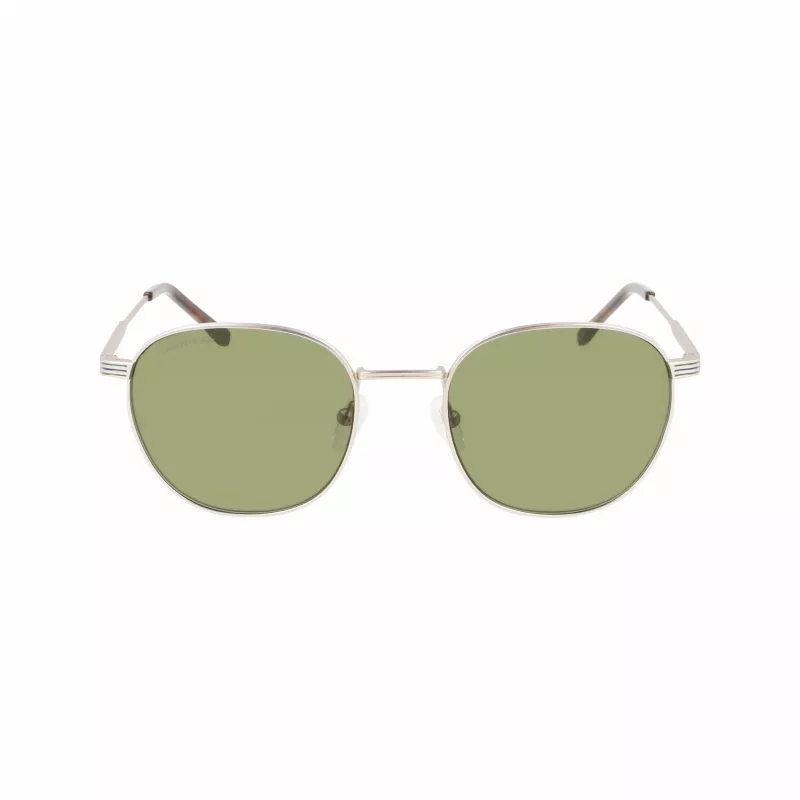 Lacoste L251S-40 Unisex stačiakampiai akiniai nuo saulės tamsiai mėlynu rėmeliu ir pilkais lęšiais 52mm