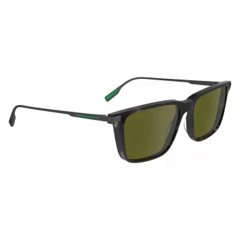 Lacoste L6017S5517240 Rudi akiniai nuo saulės vyrams - Havana rėmelis, rudi lęšiai 55/17/145 mm