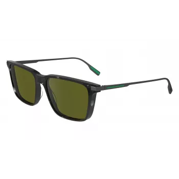 Lacoste L6017S5517240 Rudi akiniai nuo saulės vyrams - Havana rėmelis, rudi lęšiai 55/17/145 mm