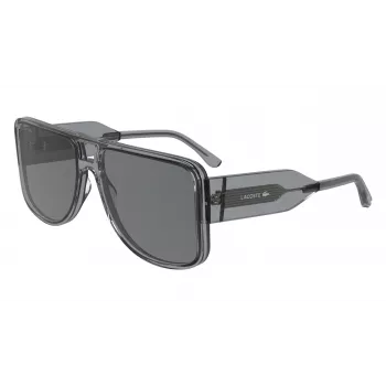 LACOSTE L6056S5916035 Unisex stačiakampiai akiniai nuo saulės Havana Green 59mm