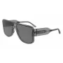 LACOSTE L6056S5916035 Unisex stačiakampiai akiniai nuo saulės Havana Green 59mm