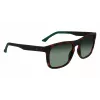 Lacoste L956S-230 vyriški akiniai nuo saulės Havana Brown stačiakampiai acetatiniai 55mm
