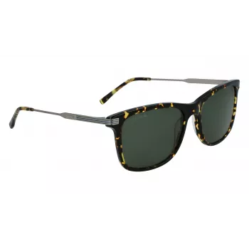 Lacoste L960S-430 vyriški akiniai nuo saulės mėlynu rėmeliu ir pilkais lęšiais 56mm