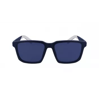 Lacoste L999S-401 vyriški akiniai nuo saulės – Havana acetatinis rėmelis, mėlyni polikarbonatiniai lęšiai, UV400 apsauga