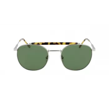 Lacoste vyriški akiniai nuo saulės L241S-045 tamsiai pilki stačiakampiai pilnas rėmelis acetatas UV400