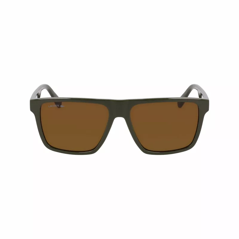 Lacoste vyriški akiniai nuo saulės L6027S-275 Havana Acetate Rectangle 57mm