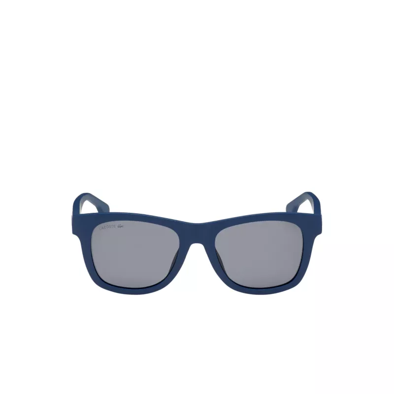 LACOSTE AKINIAI NUO SAULĖS L3651SRG-400 Unisex Mėlyni Matiniai Stačiakampiai Pilnas Rėmelis 48/17/130 mm