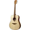 Lag GLA Tramontane 70 D Dreadnought akustinė gitara - vientisas eglės viršus, khaya korpusas, Branko rosewood grifas, atviro porų satino apdaila, dešiniarankiams