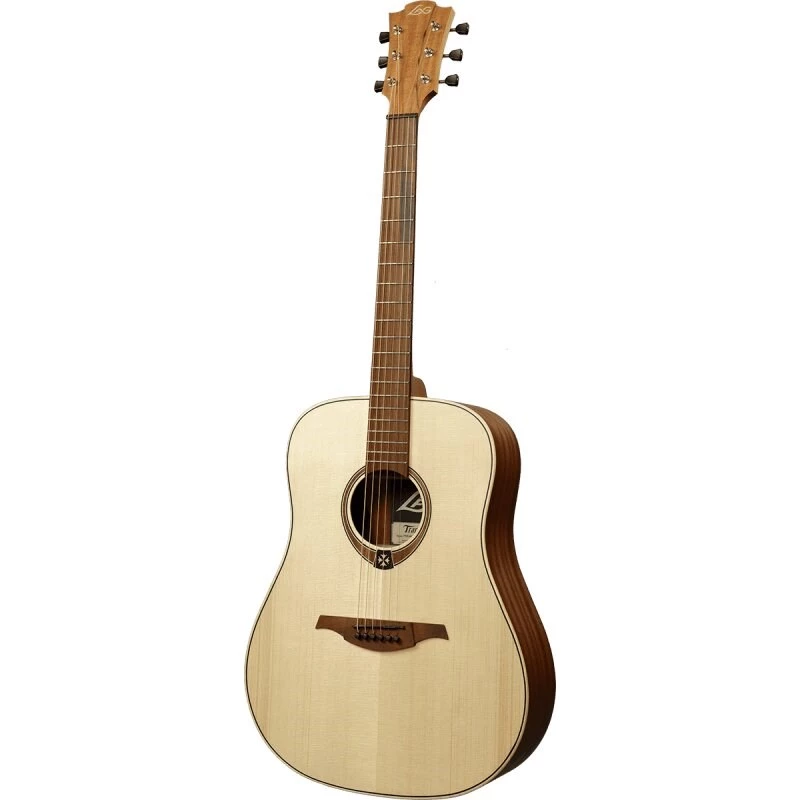Lag GLA Tramontane 70 D Dreadnought akustinė gitara - vientisas eglės viršus, khaya korpusas, Branko rosewood grifas, atviro porų satino apdaila, dešiniarankiams