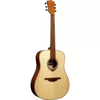 Lag GLA Tramontane 70 D Dreadnought akustinė gitara - vientisas eglės viršus, khaya korpusas, Branko rosewood grifas, atviro porų satino apdaila, dešiniarankiams
