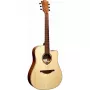 Lag GLA Tramontane 70 DC Dreadnought Cutaway akustinė elektrinė gitara - Natural